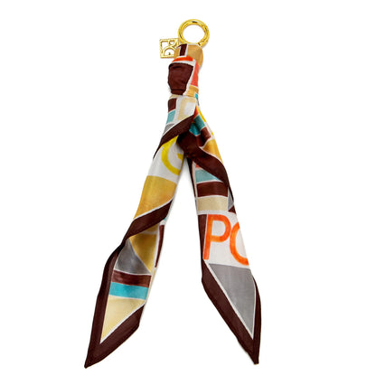 Silk Scarf Pendant Accessory – Chic Multi-Style Luggage and Handbag Decoration