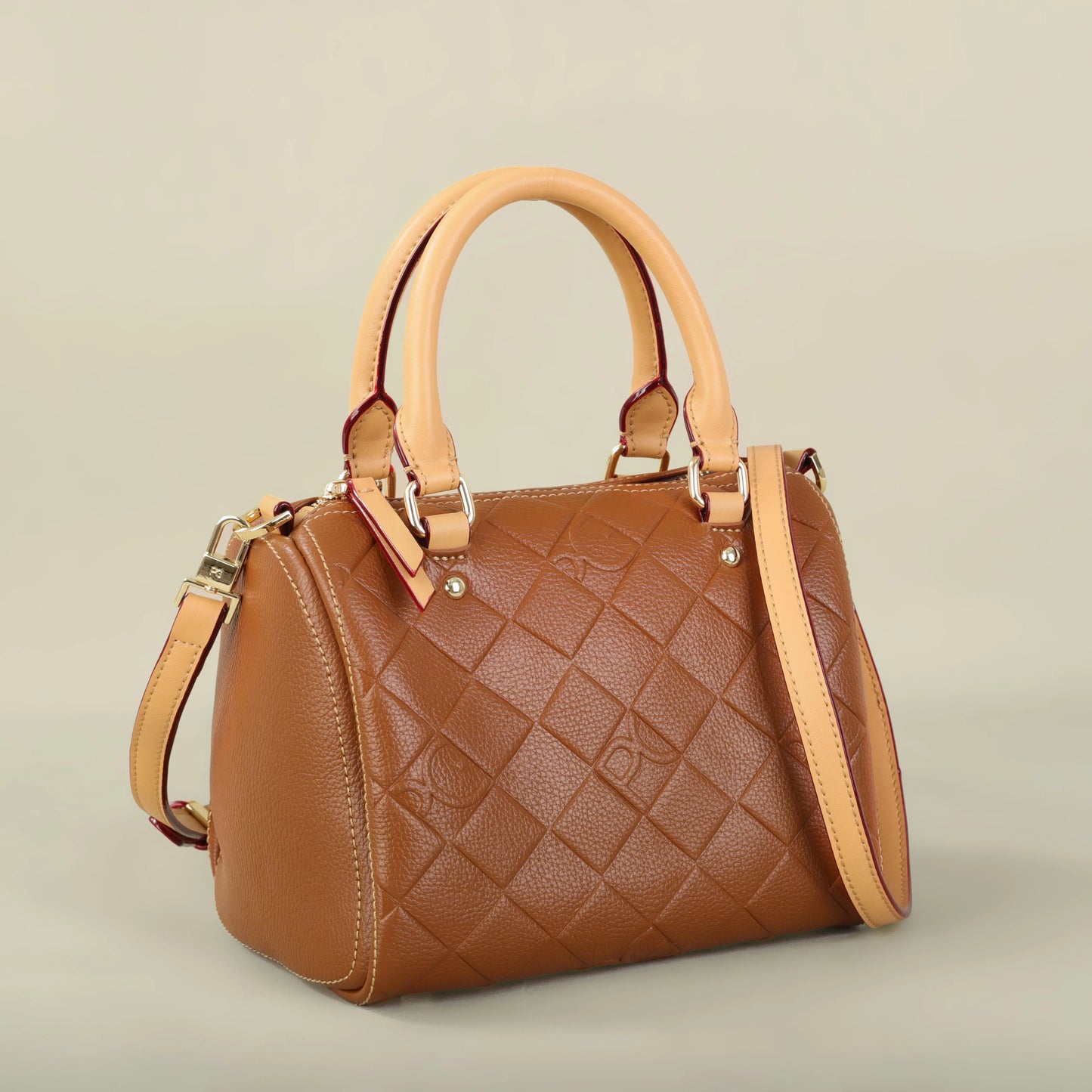 PU Leather Bucket Shoulder Bag