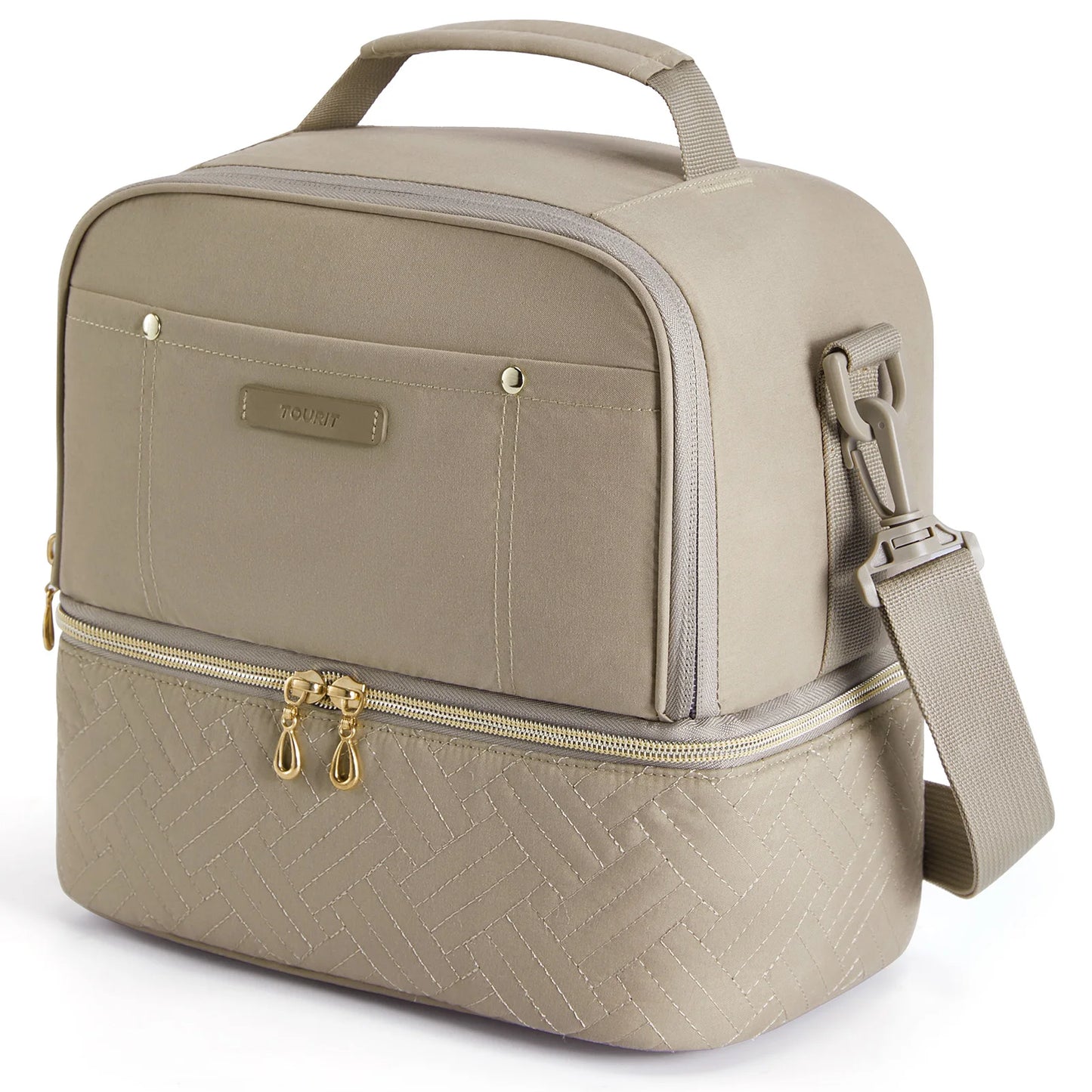 Thermal Double Deck Insulated Lunch Cooler Bag