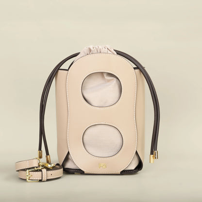 Hollow Design Crossbody Bag – Luxury TPU Bucket Shoulder Bag