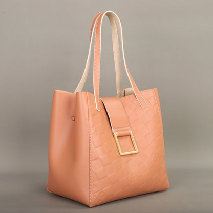 Light Luxury Shoulder Bag – Large Capacity Eco-Friendly PU Leather Tote