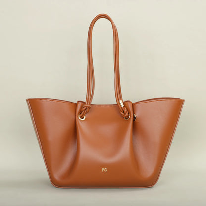 Large Capacity PU Shoulder Bag – Classic Multifunction Tote