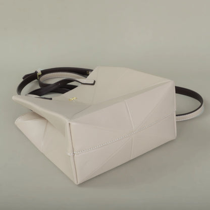 Foldable Bucket Handbag – Classic Casual Crossbody and Shoulder Bag