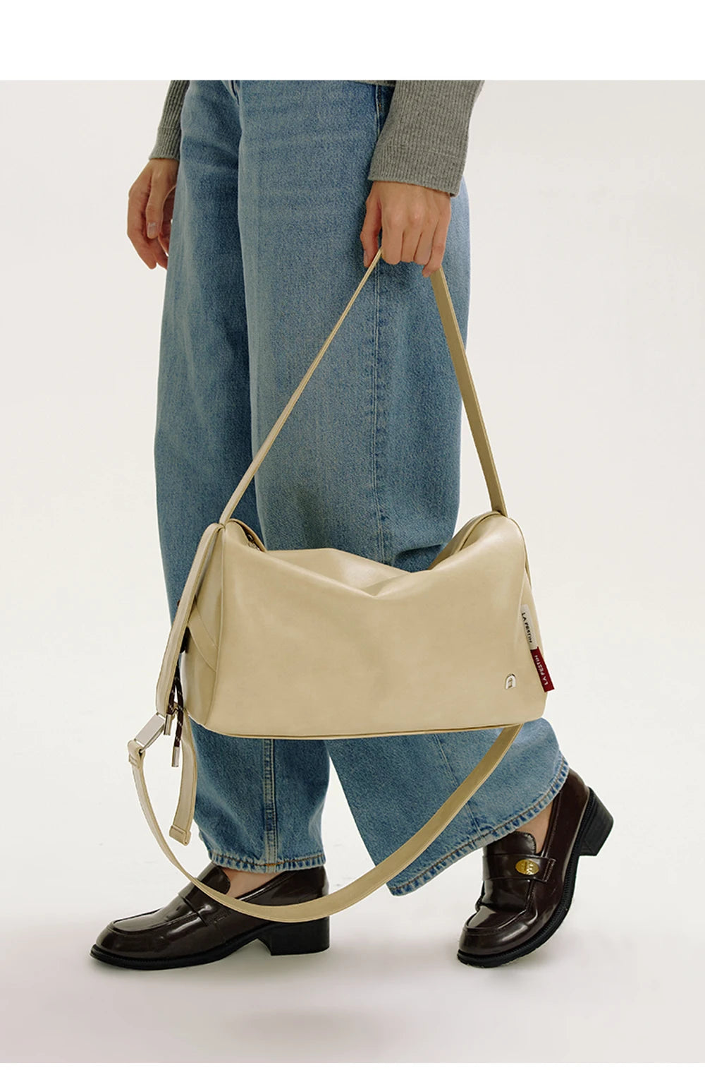 Genuine Leather Soft Tote Shoulder Bag