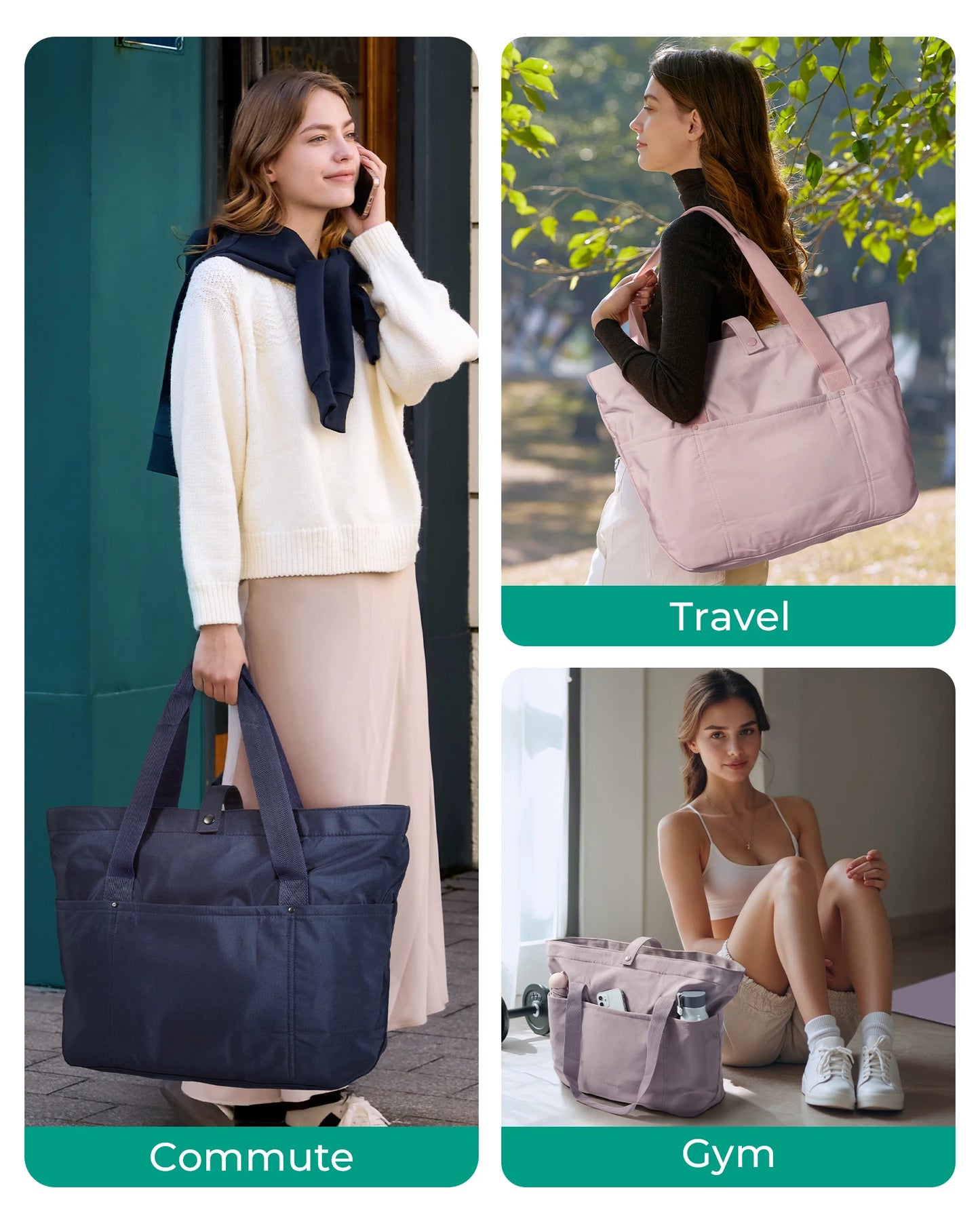 Nylon Foldable Tote Bag