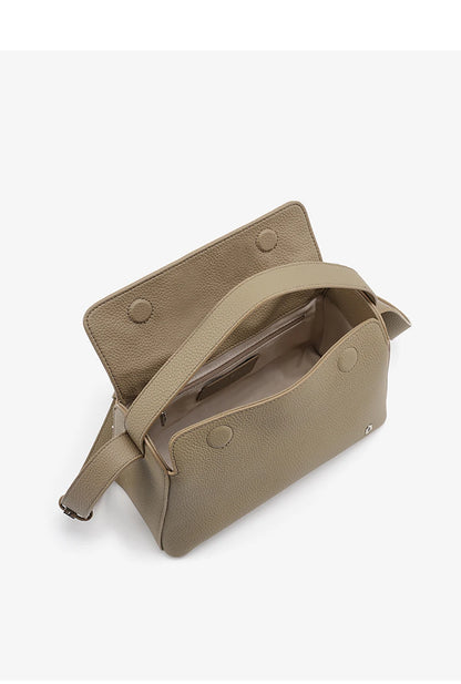 Soft Genuine Leather Mini Tote Crossbody