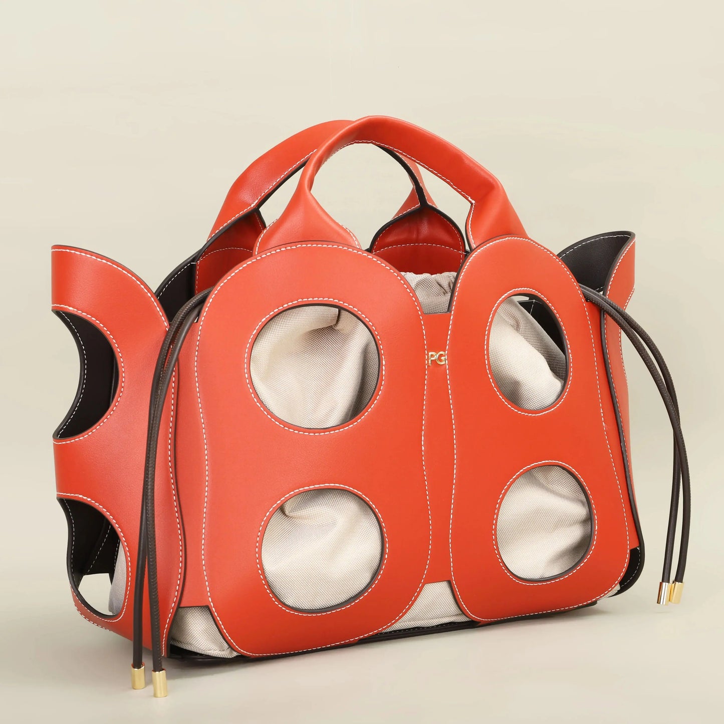 Luxury Hollow Design TPU Bucket Shoulder Bag