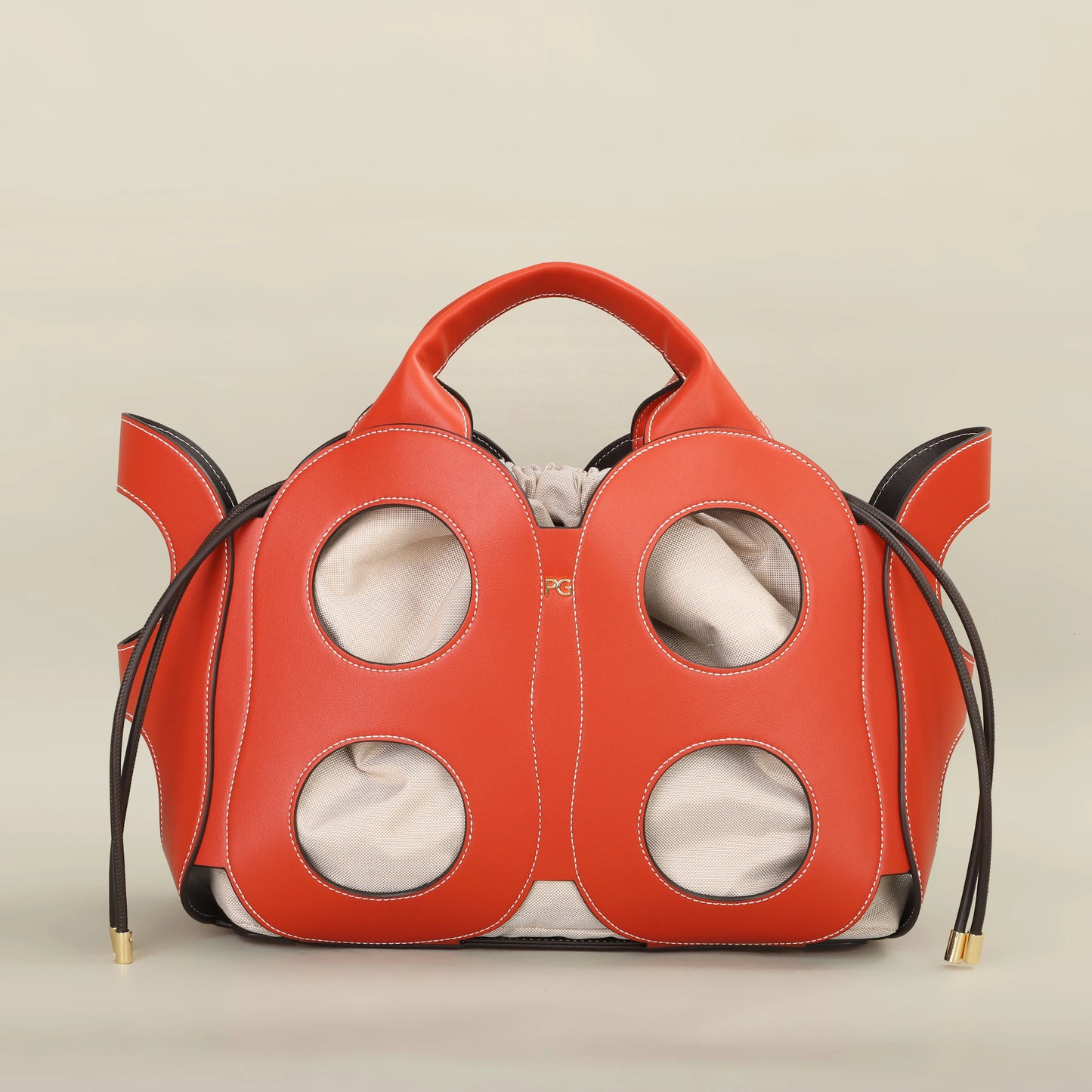 Luxury Hollow Design TPU Bucket Shoulder Bag