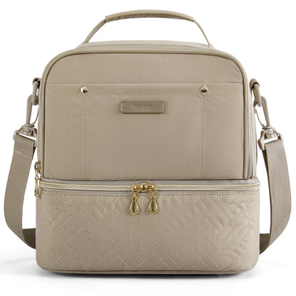 Thermal Double Deck Insulated Lunch Cooler Bag