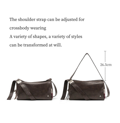 Genuine Leather Soft Tote Shoulder Bag