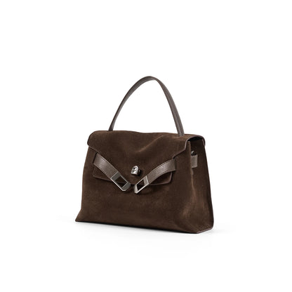 Microfiber Synthetic Leather Shoulder and Crossbody Tote