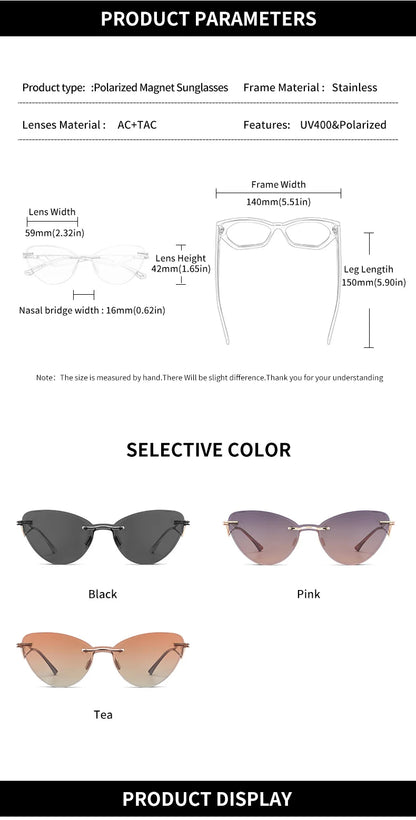 Multifunctional Butterfly Sunglasses – Polarized and Blue Light