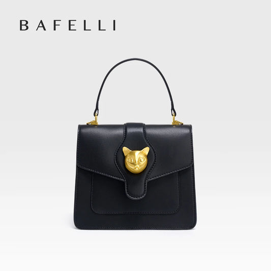 Split Leather Doctor Shoulder and Crossbody Bag