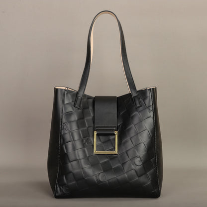 Light Luxury Shoulder Bag – Large Capacity Eco-Friendly PU Leather Tote