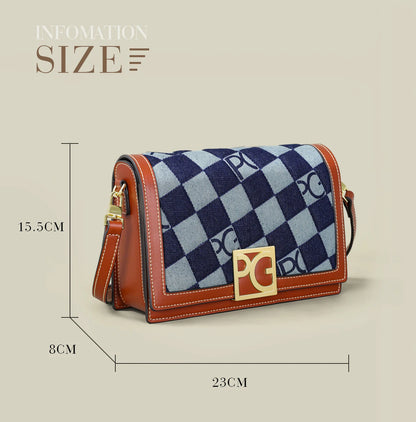 Classic Oxford Shell Messenger Shoulder Bag