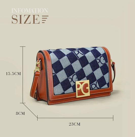 Classic Oxford Shell Messenger Shoulder Bag