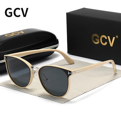 Polycarbonate Cat Eye Polarized Sunglasses