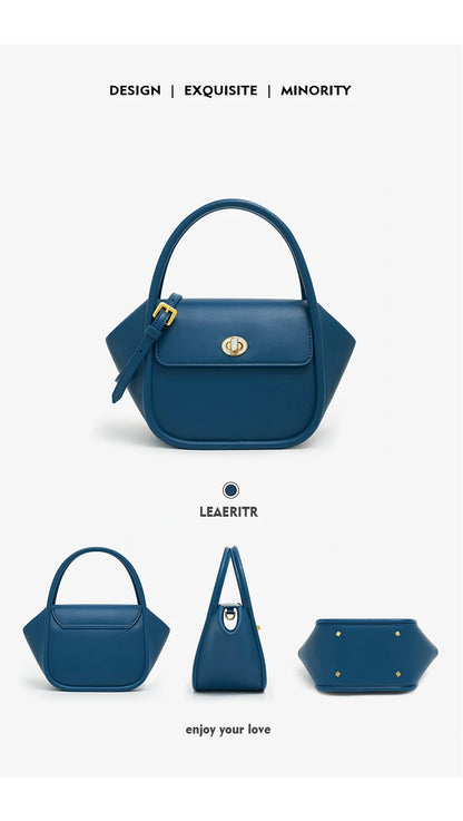 Genuine Leather Winter Doctor Bag – Structured Shoulder Style
