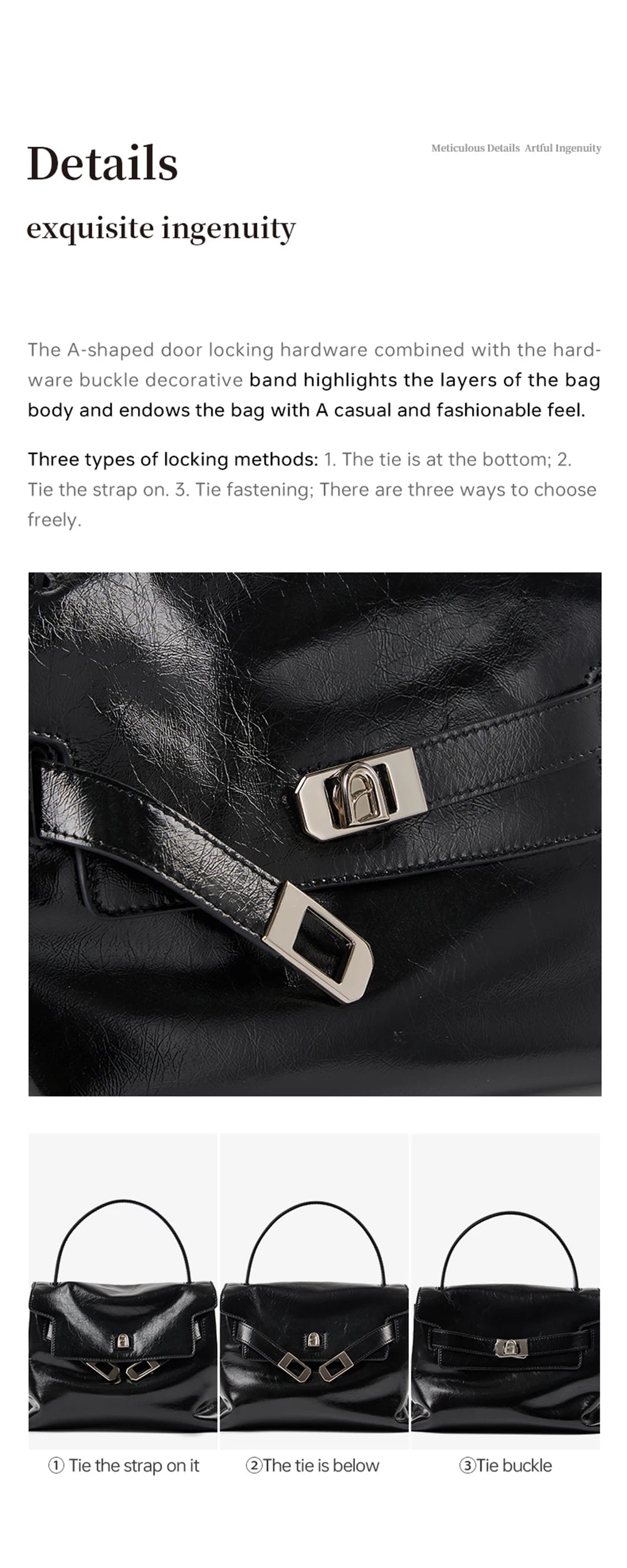 Microfiber Synthetic Leather Shoulder and Crossbody Tote