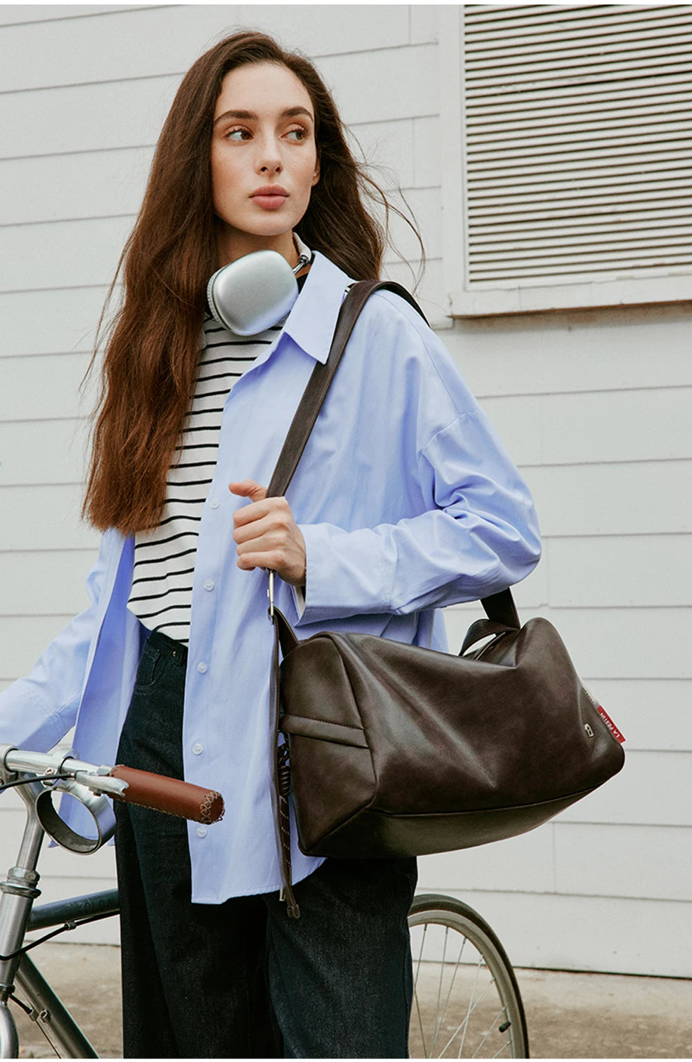 Genuine Leather Soft Tote Shoulder Bag