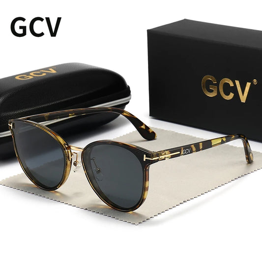 Polycarbonate Cat Eye Polarized Sunglasses