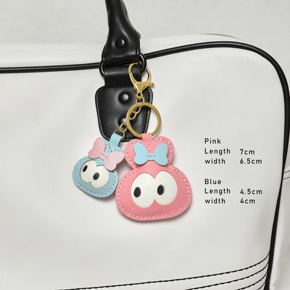 Handcrafted Goatskin Leather Bunny Bag Charm