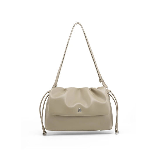 Split Leather Soft Shoulder and Crossbody Bag