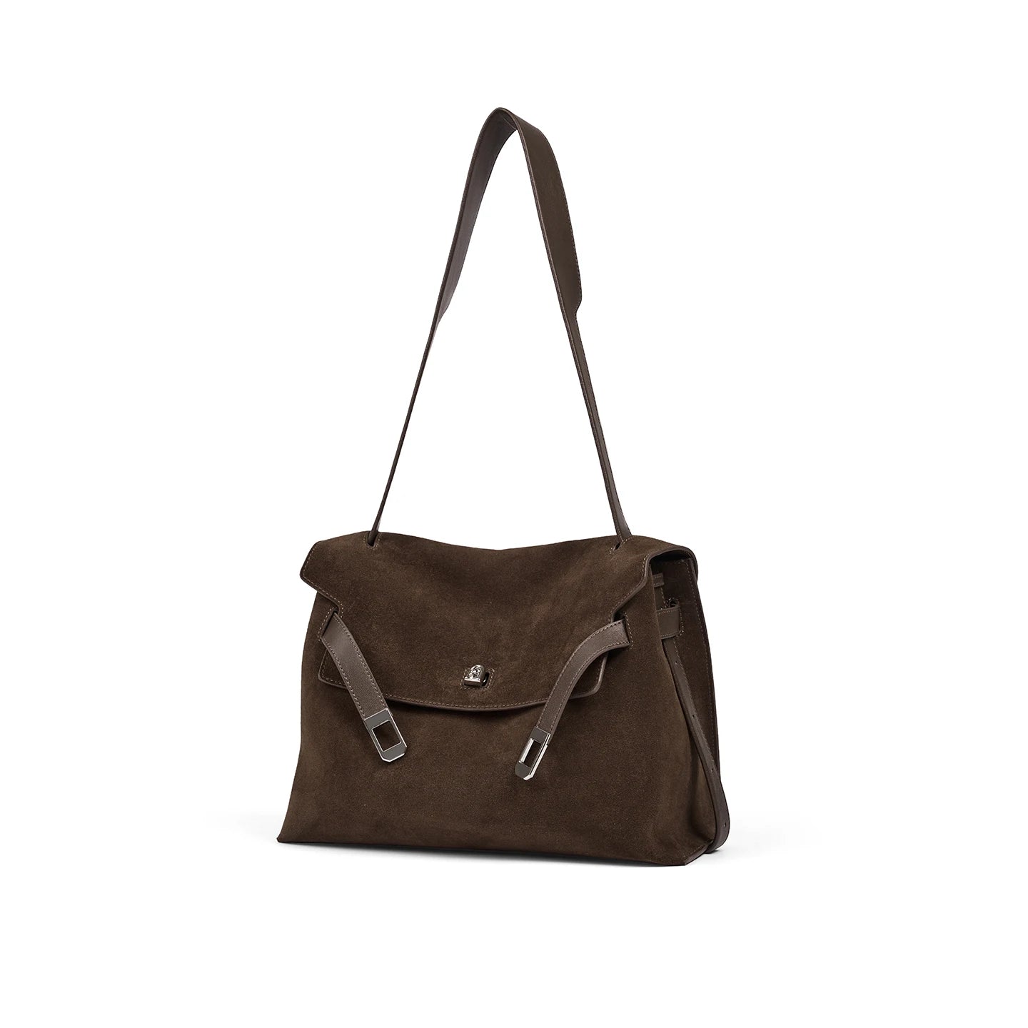 Split Leather Shoulder and Crossbody Tote