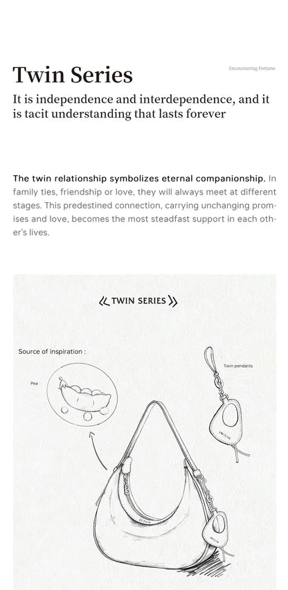 Genuine Leather Curved Tote Bag