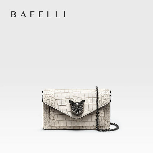 Genuine Leather Clutch and Crossbody Bag – Flap Lock Design