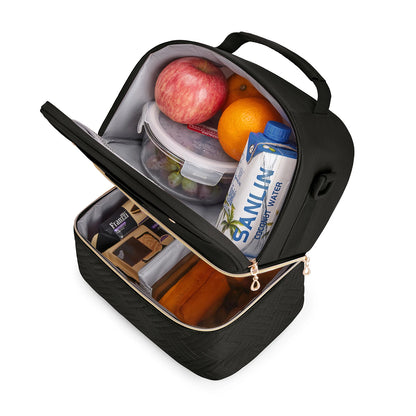 Thermal Double Deck Insulated Lunch Cooler Bag