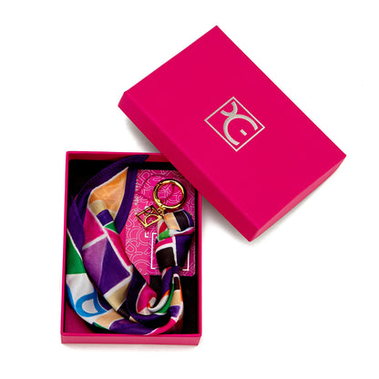 Silk Scarf Pendant Accessory – Multi-Style Fashionable Luggage and Handbag Decoration