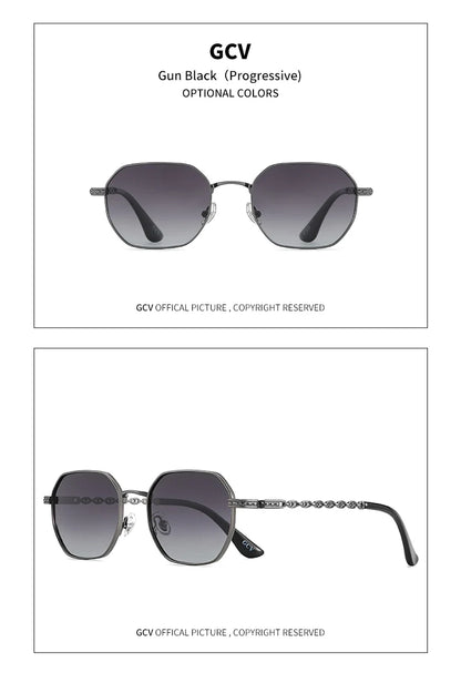 Square Polarized Sunglasses – Aluminium Frame