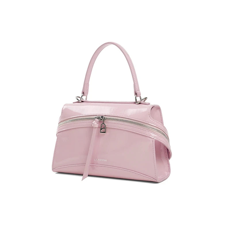 Green Split Leather Shoulder and Crossbody Bag