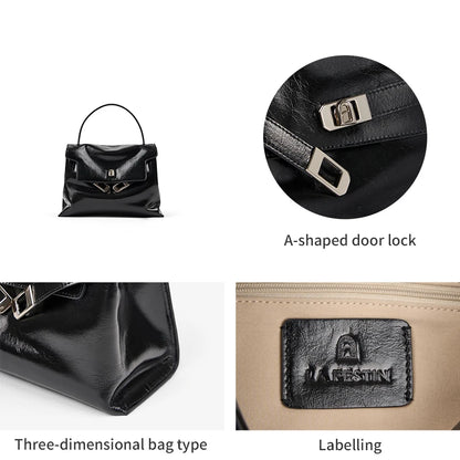 Microfiber Synthetic Leather Shoulder and Crossbody Tote