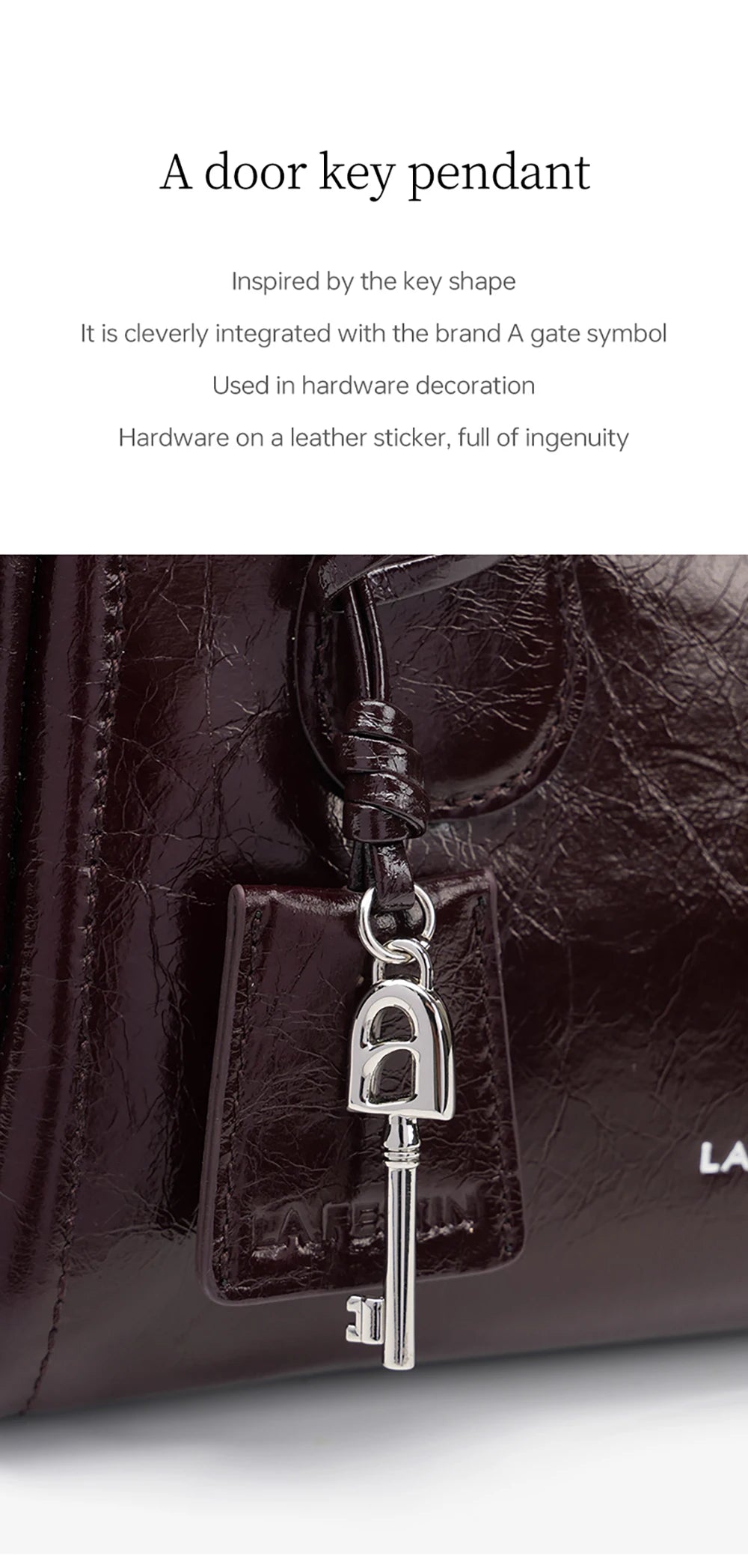 Genuine Leather Boston Shoulder Bag