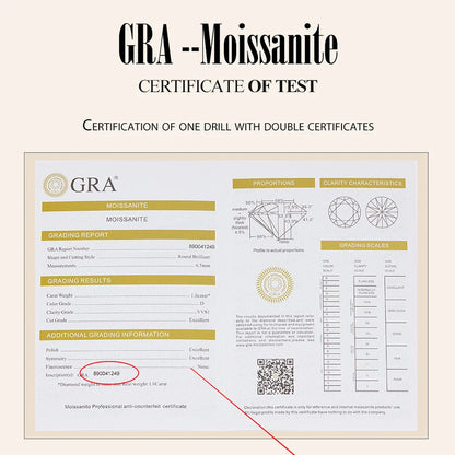 Delicate Moissanite Ring – 925 Sterling Silver Classic Wedding Band