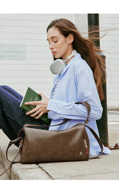 Genuine Leather Soft Tote Shoulder Bag