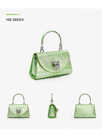 Genuine Leather Doctor Bag – Animal-Print Finish
