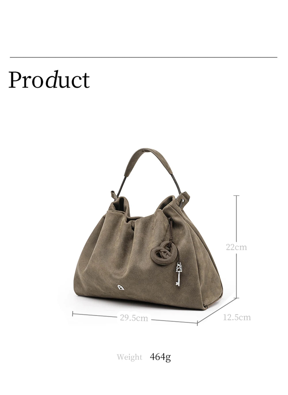 Genuine Leather Shoulder and Crossbody Tote