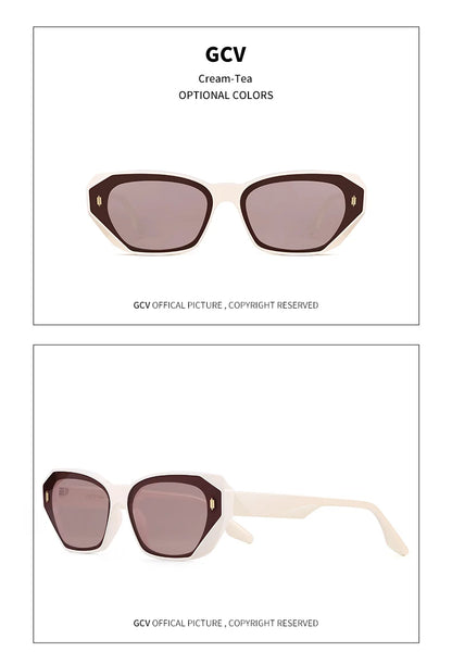 Acetate Cat Eye Polarized Sunglasses