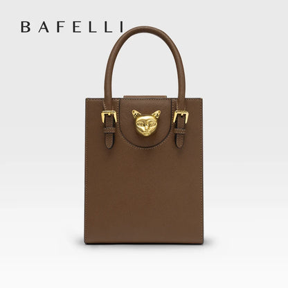 Elegant Genuine Leather Mini Crossbody and Tote Bag