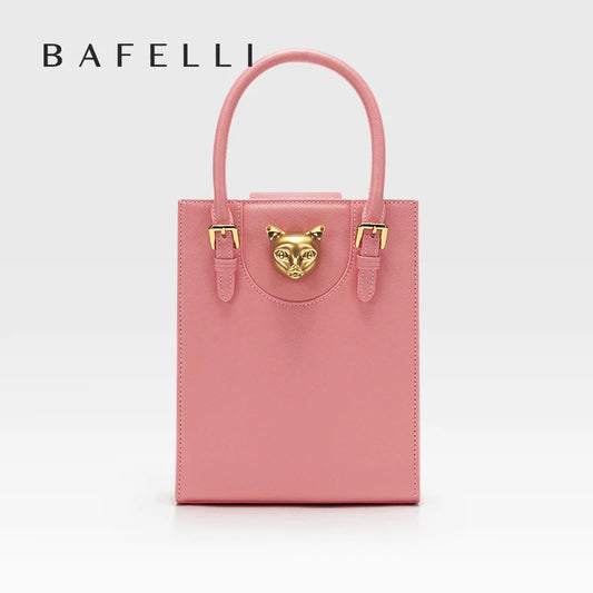 Elegant Genuine Leather Mini Crossbody and Tote Bag