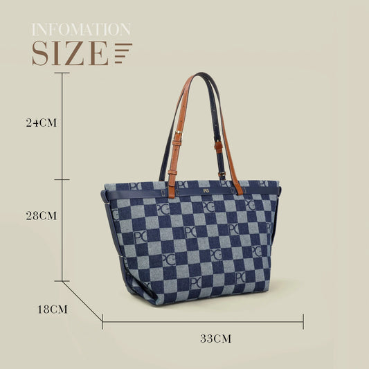 Polyester Large Capacity Shoulder Tote