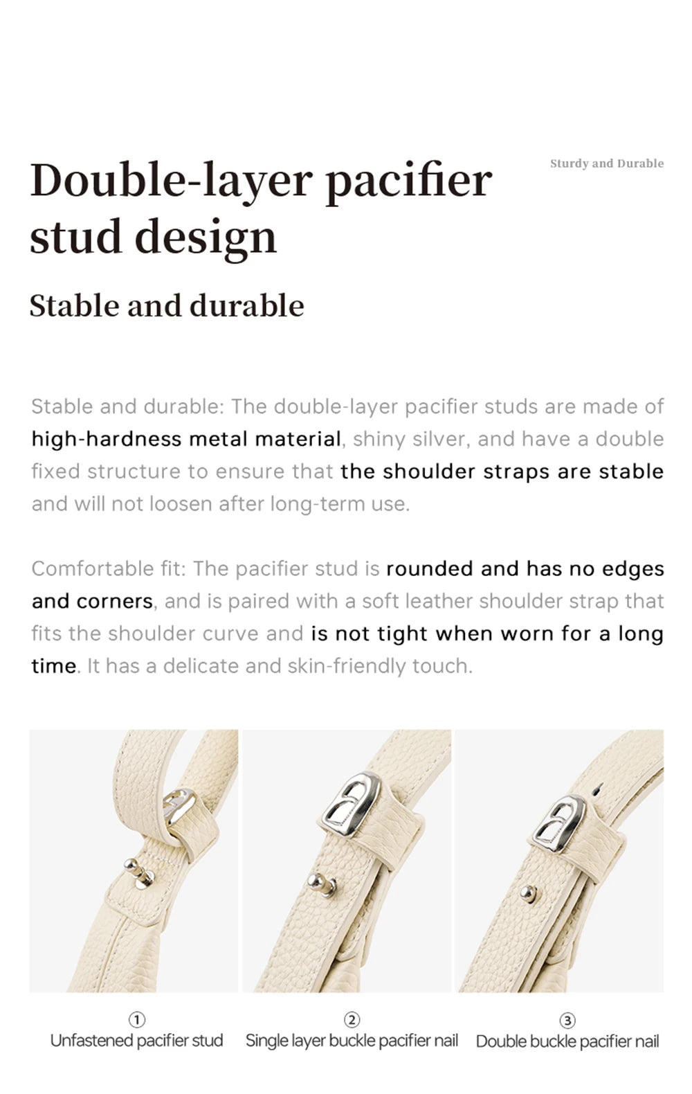 Genuine Leather Half Moon Shoulder and Crossbody Tote