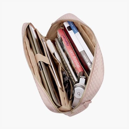 Nylon Structured Laptop Briefcase and Shoulder Bag