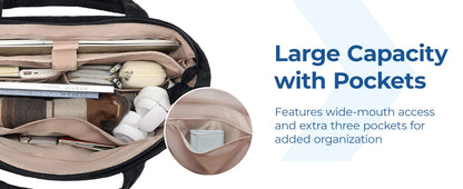 Quilted Milk Cotton Padded Tote Bag