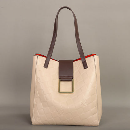 Light Luxury Shoulder Bag – Large Capacity Eco-Friendly PU Leather Tote