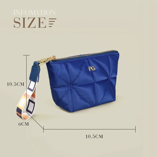 Compact Nylon Waterproof Cosmetic and Coin Bag – Lightweight and Practical