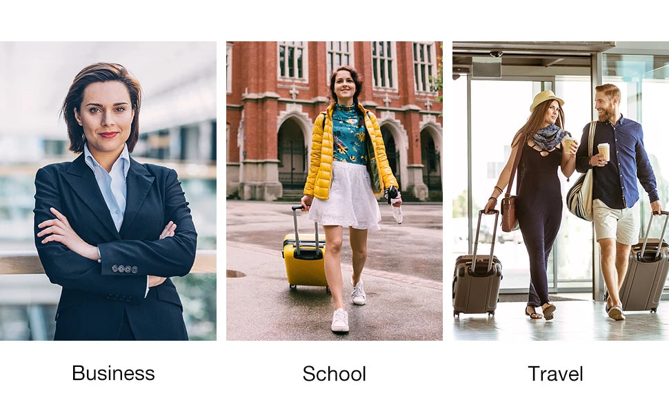 Nylon Structured Laptop Briefcase and Shoulder Bag